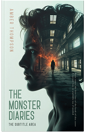 Pre Made Book Cover Outer Space