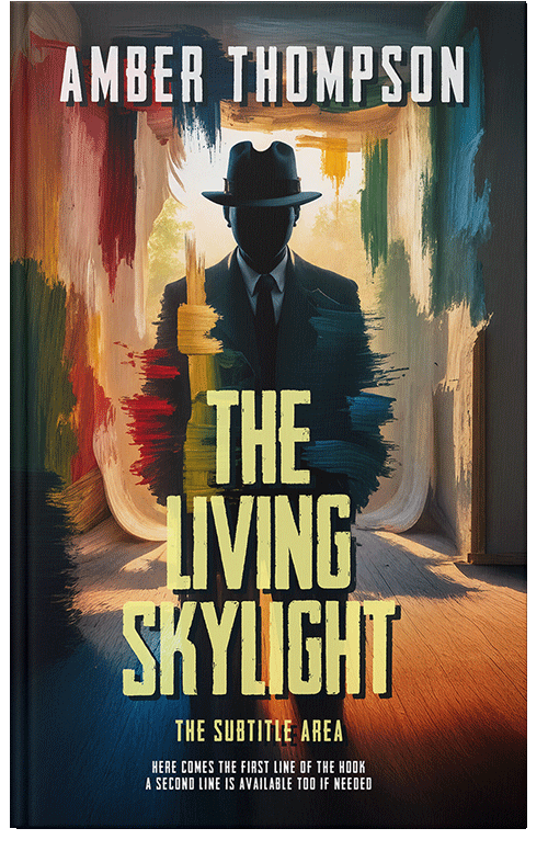 Front view of Gold Sand #16740 - Premade Action & Adventure Book Cover