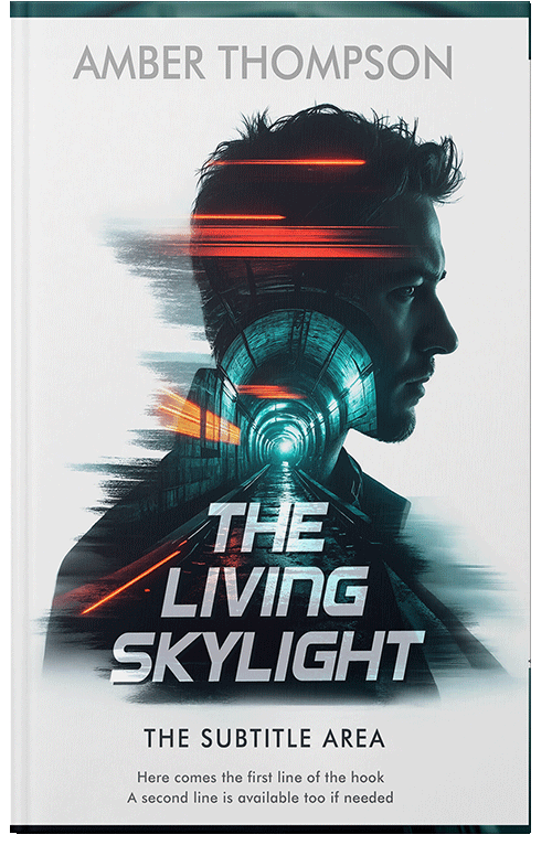 Front view of Porcelain #16749 - Premade Science Fiction Book Cover