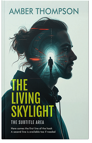 Pre Made Book Cover Black