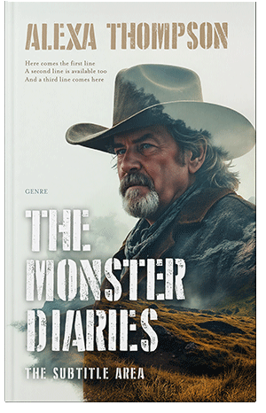 Pre Made Book Cover Outer Space