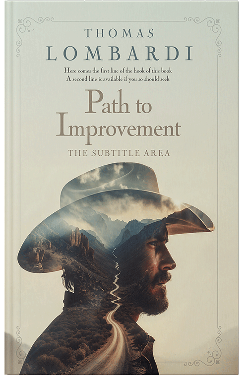 Front view of Moon Mist #16763 - Premade Action & Adventure Book Cover