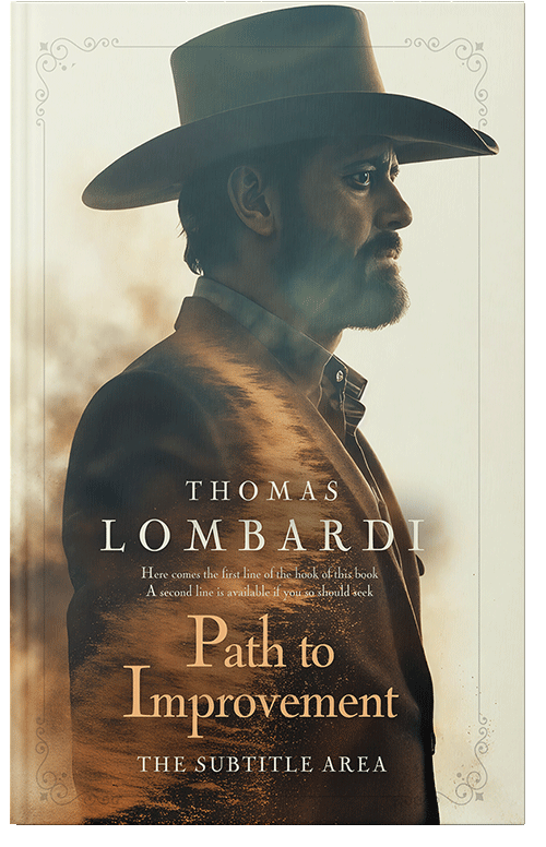 Front view of Aths Special #16764 - Premade Action & Adventure Book Cover