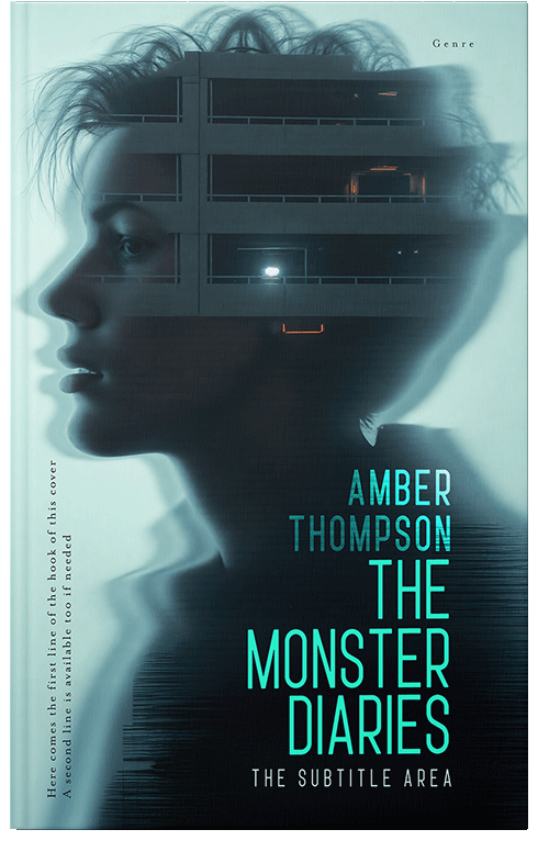 Front view of Premade Action & Adventure Book Cover - Ziggurat