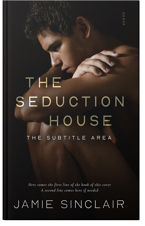 Front view of Premade Erotica Book Cover - Asphalt