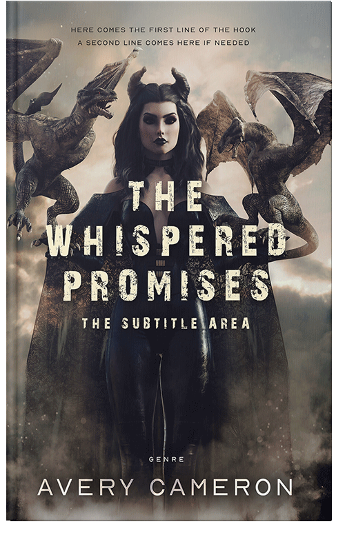Front view of Premade Fantasy Book Cover - Thunder #16831 | BookCoverZone