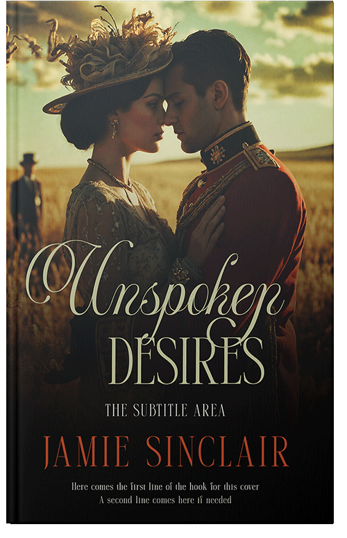 Front view of Premade Romance Book Cover - Gimblet