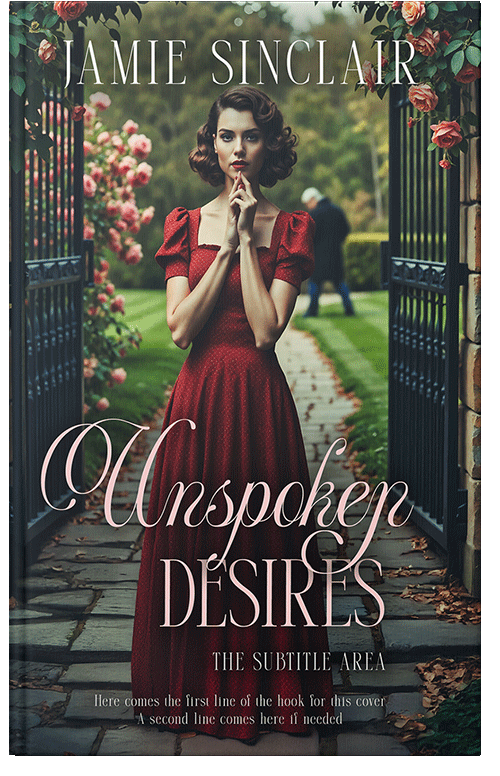 Front view of Premade Romance Book Cover - Heavy Metal