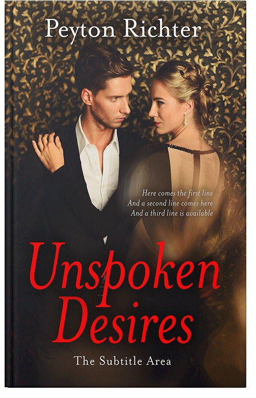 Front view of Japonica #16859 - Premade Romance Book Cover