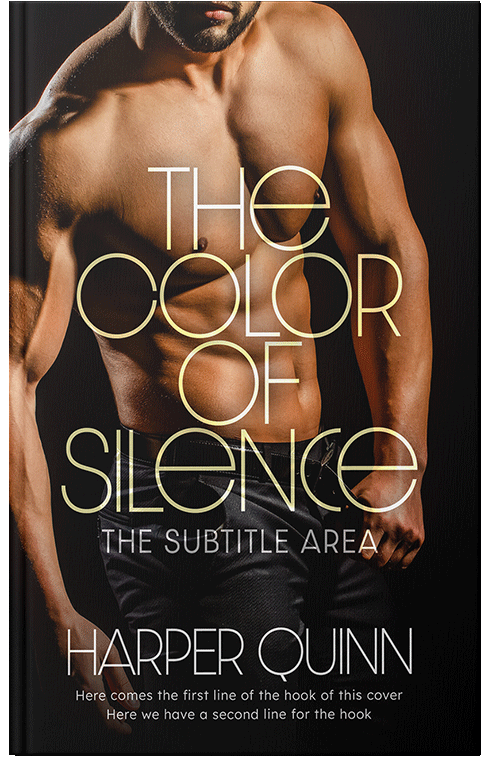 Front view of Premade LGBTQ Book Cover - Antique Brass