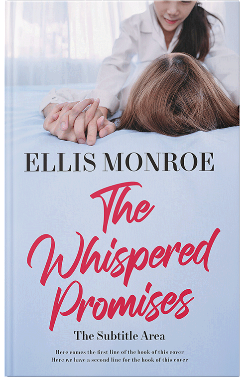 Front view of Periwinkle Gray #16878 - Premade Romance Book Cover