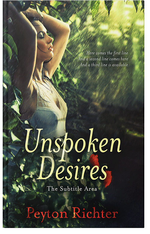 Front view of Brandy #16888 - Premade Erotica Book Cover