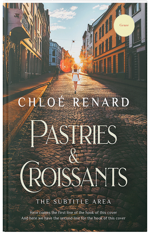 Front view of Cameo #16921 - Premade Literary Fiction Book Cover