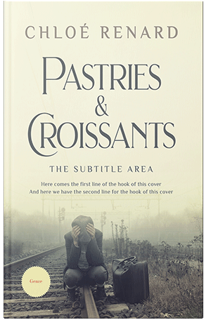 Pre Made Book Cover Mid Gray