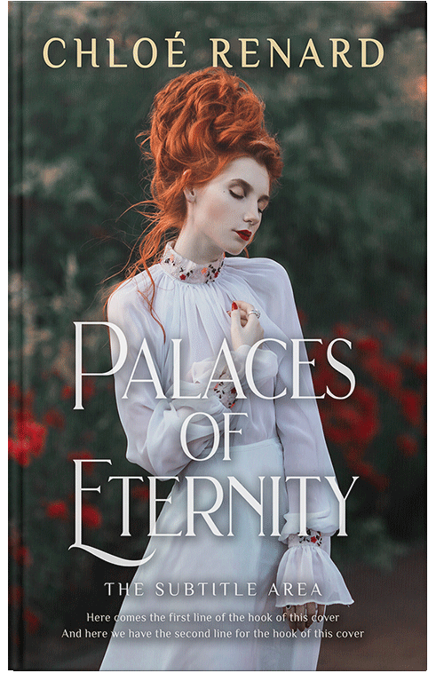 Front view of Pale Slate #16930 - Premade Romance Book Cover