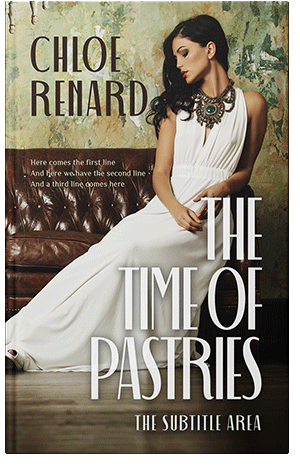 Pre Made Book Cover Soft Amber