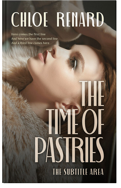 Front view of Premade Romance Book Cover - Bistre