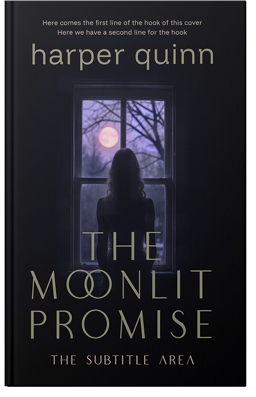 Front view of Premade Mystery & Thriller & Suspense Book Cover - Ebony