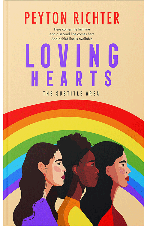 Front view of Peach Yellow #16983 - Premade Self-Improvement & Self-Help Book Cover