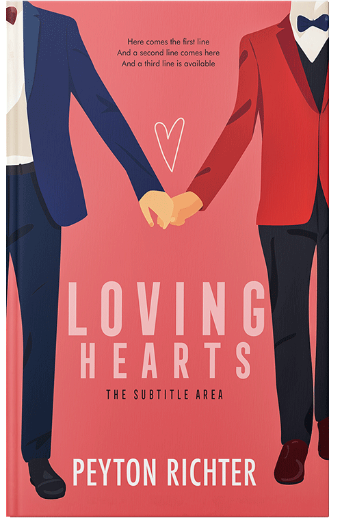 Front view of Burnt Sienna #16984 - Premade Romance Book Cover