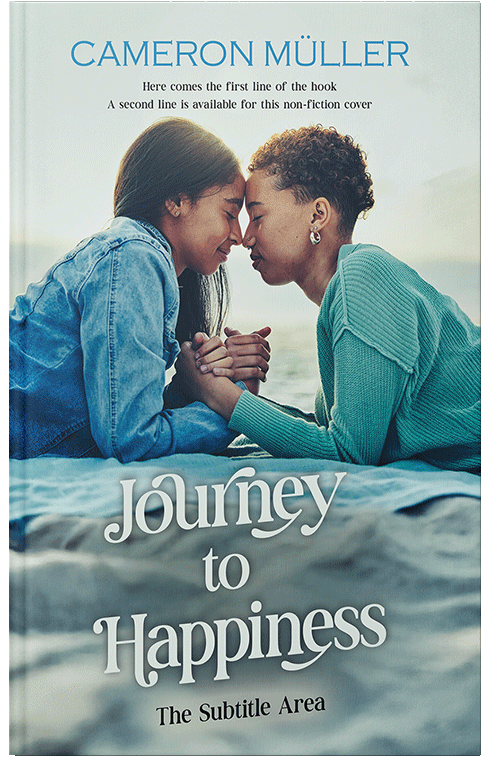 Front view of Powder Ash #16988 - Premade Romance Book Cover