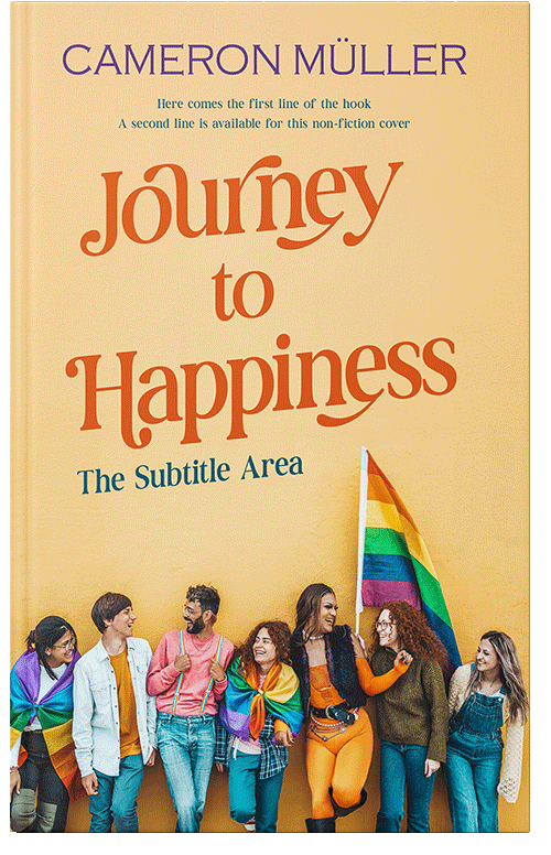 Front view of Premade LGBTQ Book Cover - Marzipan