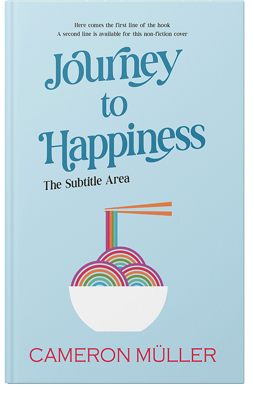 Front view of Jagged Ice #16996 - Premade Abstract Book Cover