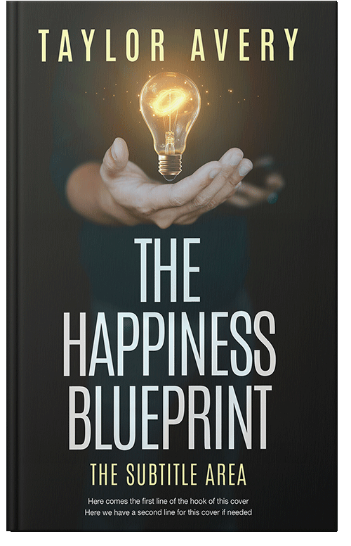 Front view of Premade Self-Improvement & Self-Help Book Cover - Heavy Metal