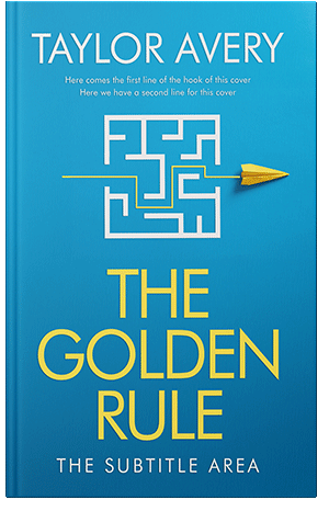 Pre Made Book Cover Pacific Blue