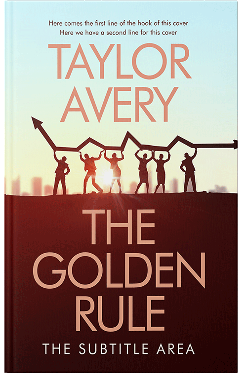 Front view of Periglacial Blue #17026 - Premade Self-Improvement & Self-Help Book Cover