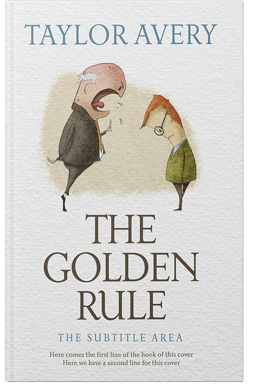 Front view of Cararra #17036 - Premade Business Book Cover