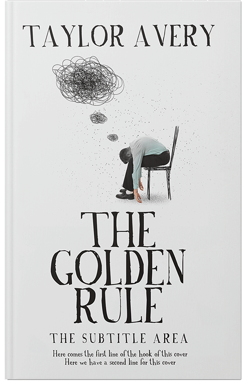 Front view of Gallery #17038 - Premade Abstract Book Cover