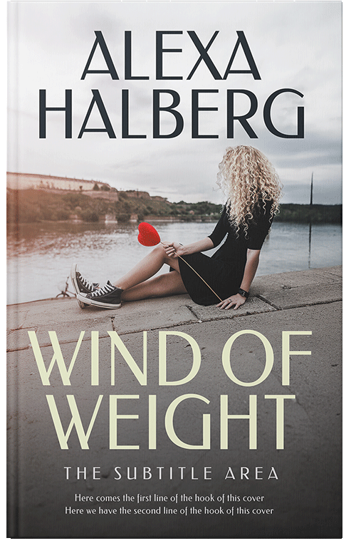 Front view of Cloud #17049 - Premade Literary Fiction Book Cover