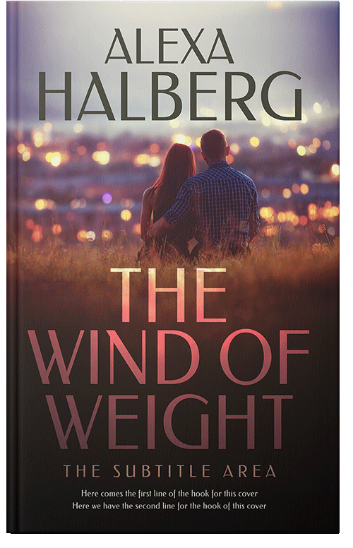 Front view of Premade Romance Book Cover - Cocoa Brown