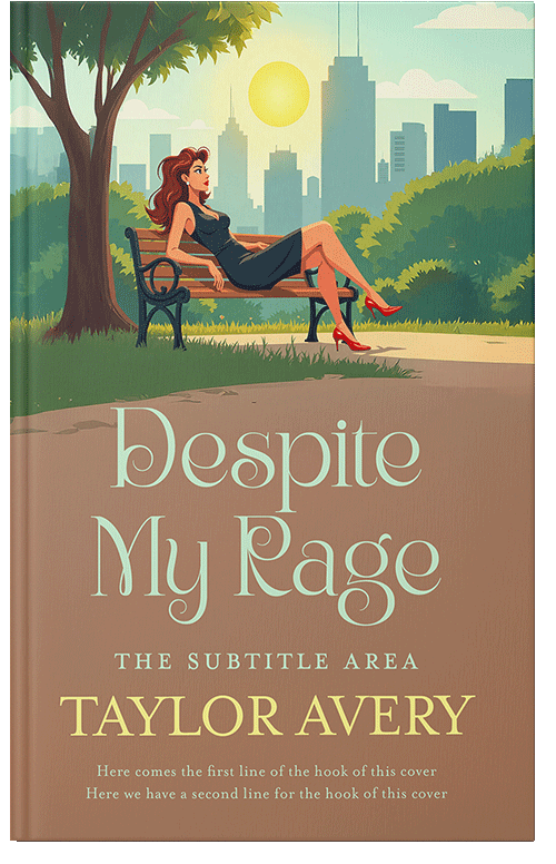 Front view of Premade Romance Book Cover - Sandal