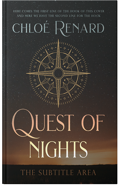 Front view of Premade Fantasy Book Cover - Zeus