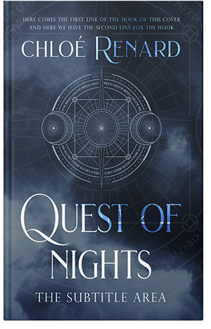 Pre Made Book Cover Cloud Burst