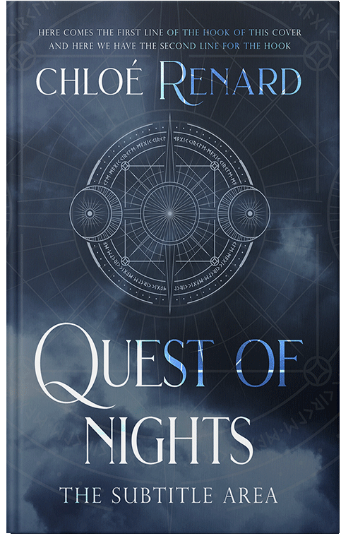 Front view of Cloud Burst #17097 - Premade Religion & Spirituality Book Cover