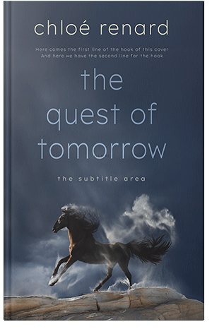 Pre Made Book Cover Oxford Blue