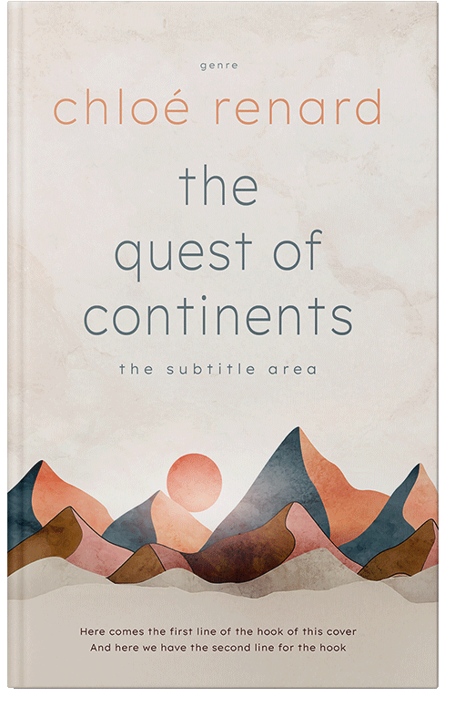 Front view of Pearl Bush #17121 - Premade Abstract Book Cover