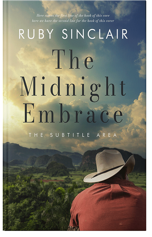 Front view of Nandor #17138 - Premade Western Book Cover