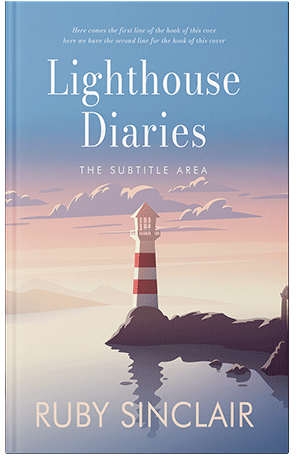 Pre Made Book Cover Pale Slate