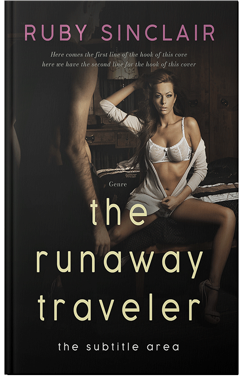 Front view of Premade Erotica Book Cover - Rangoon Green