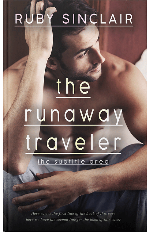 Front view of Premade Erotica Book Cover - Cocoa Brown