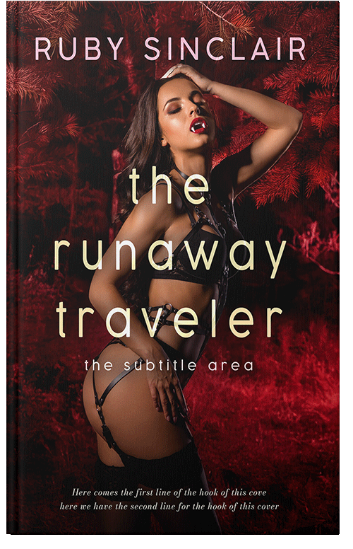 Front view of Premade Erotica Book Cover - Wood Bark