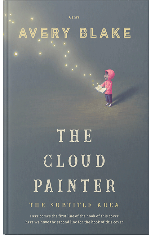 Front view of Premade Fantasy Book Cover - Rolling Stone