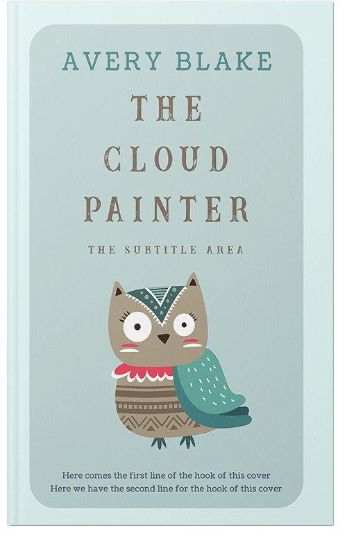 Front view of Nebula #17176 - Premade Fantasy Book Cover