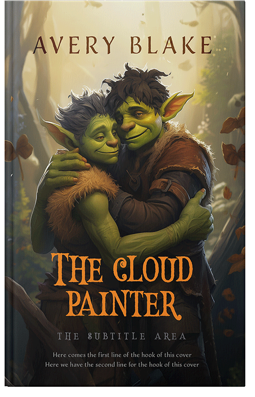 Front view of Premade Fantasy Book Cover - Straw