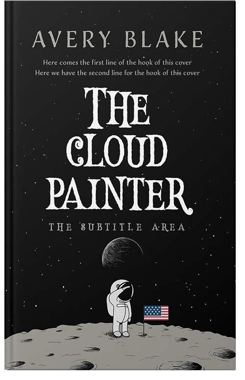 Front view of Delta #17190 - Premade Science Fiction Book Cover