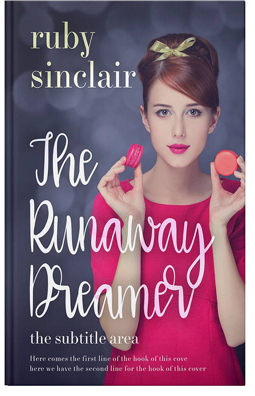 Front view of Charm #17198 - Premade Romance Book Cover